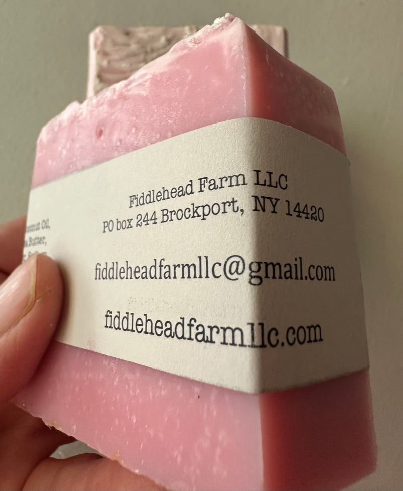 Peony bar soap