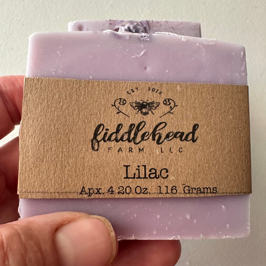 Lilac bar soap