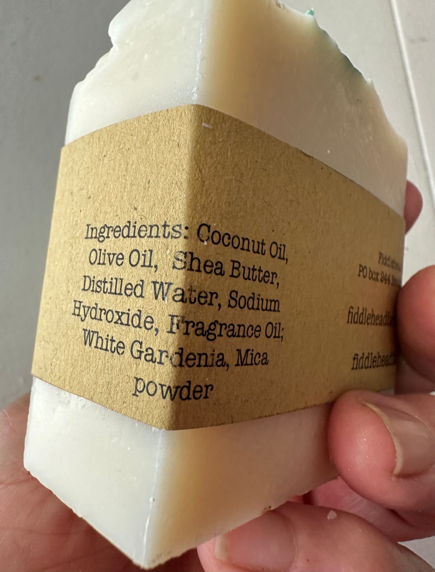 White Gardenia bar soap