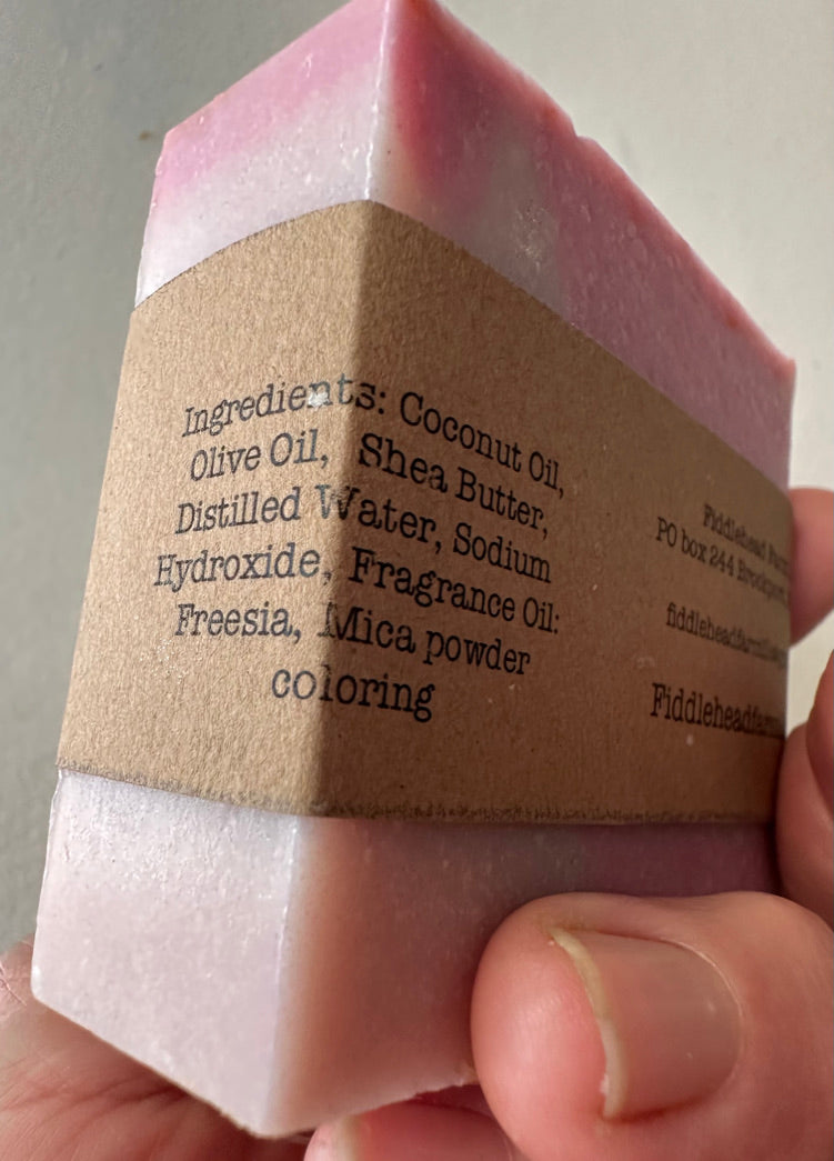 Freesia bar soap