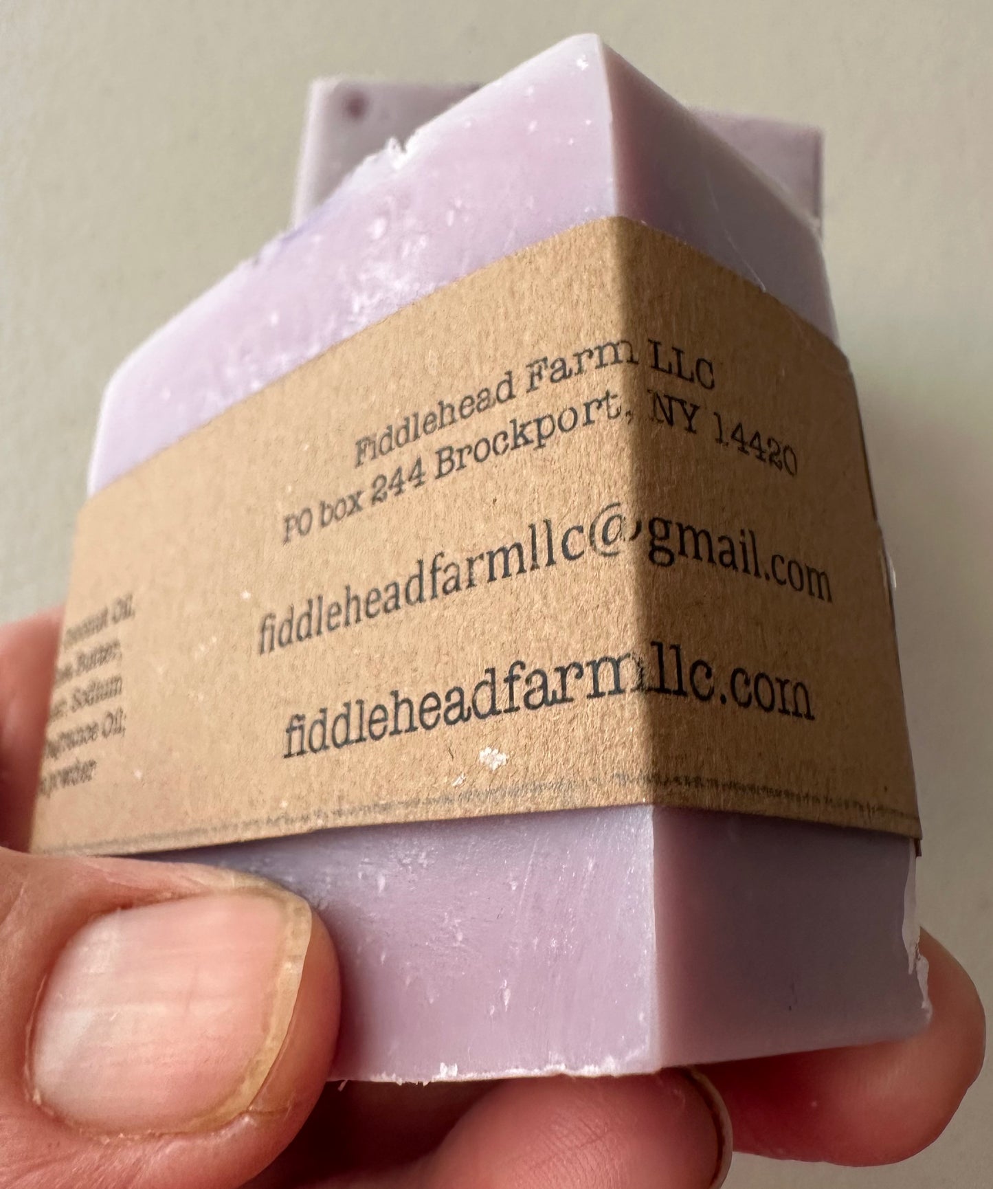 Lilac bar soap