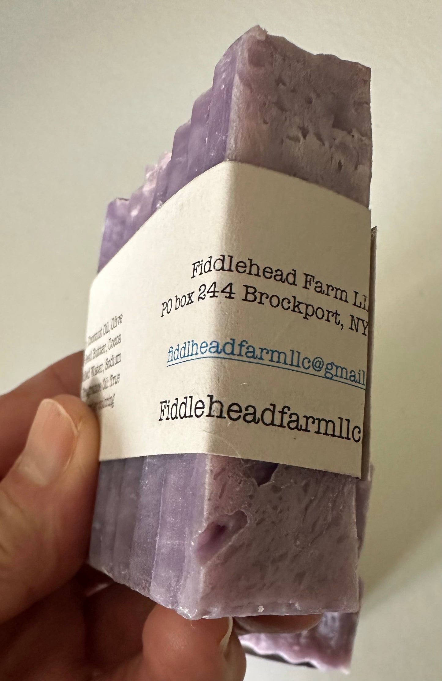 True Lilac bar soap