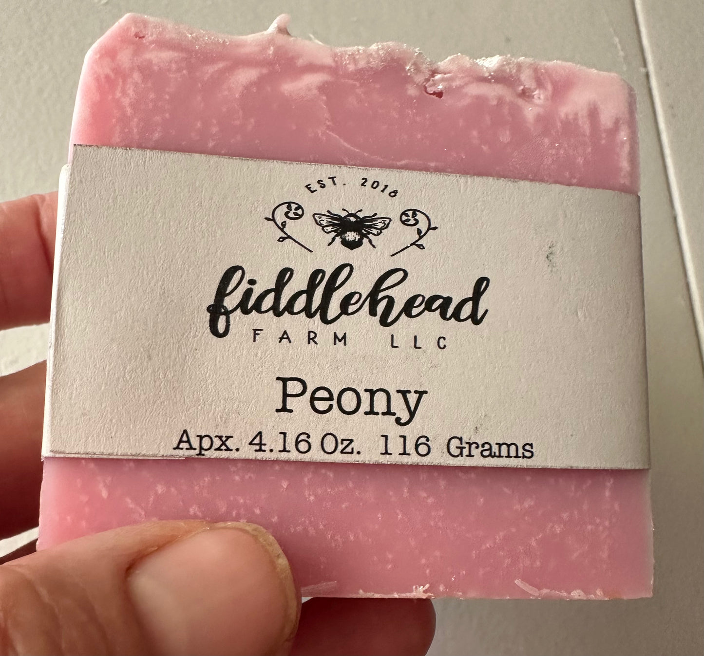 Peony bar soap