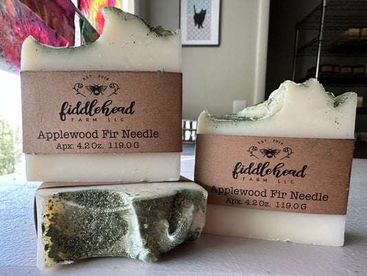 Applewood Fir Needle bar soap