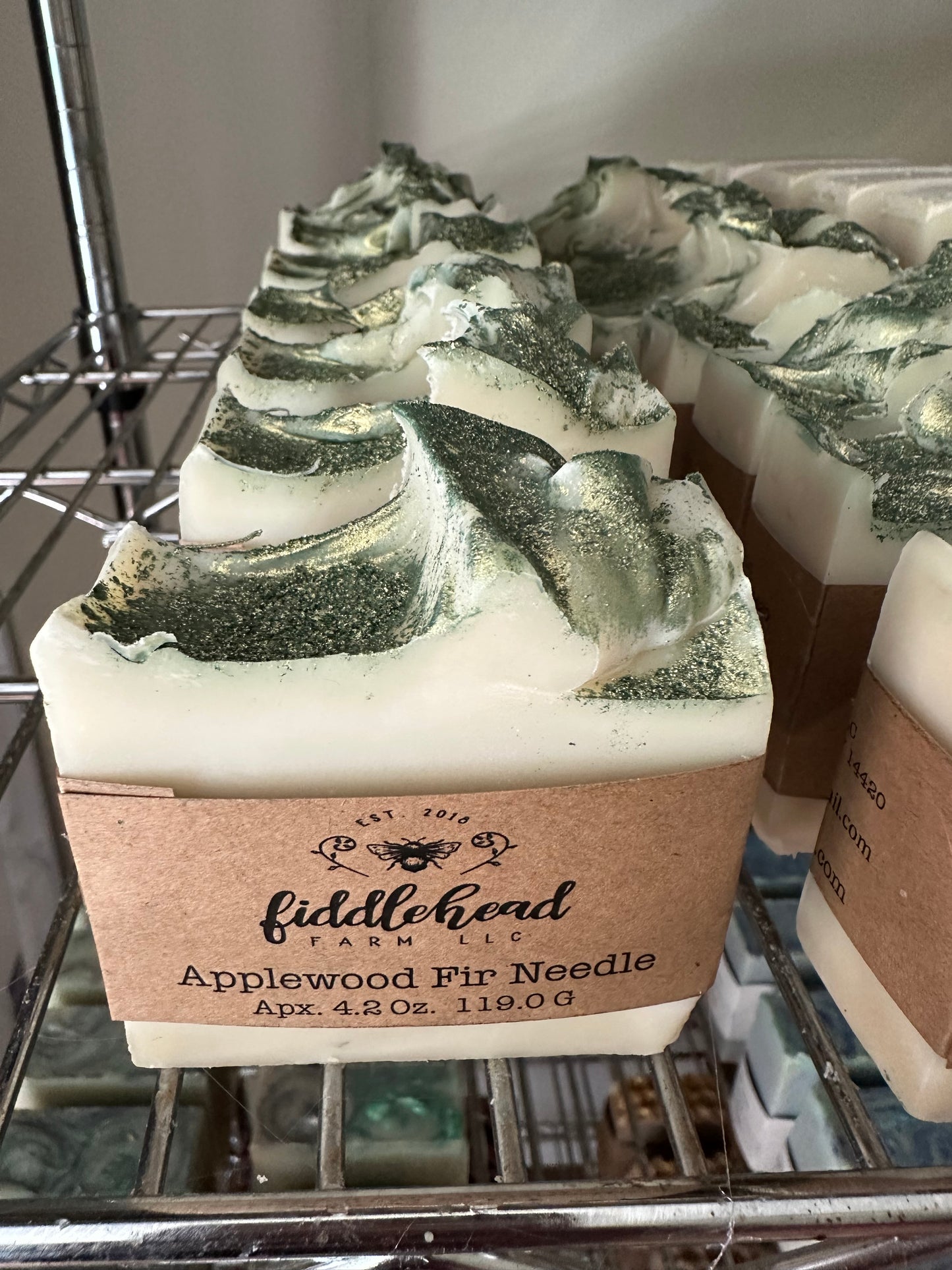Applewood Fir Needle bar soap
