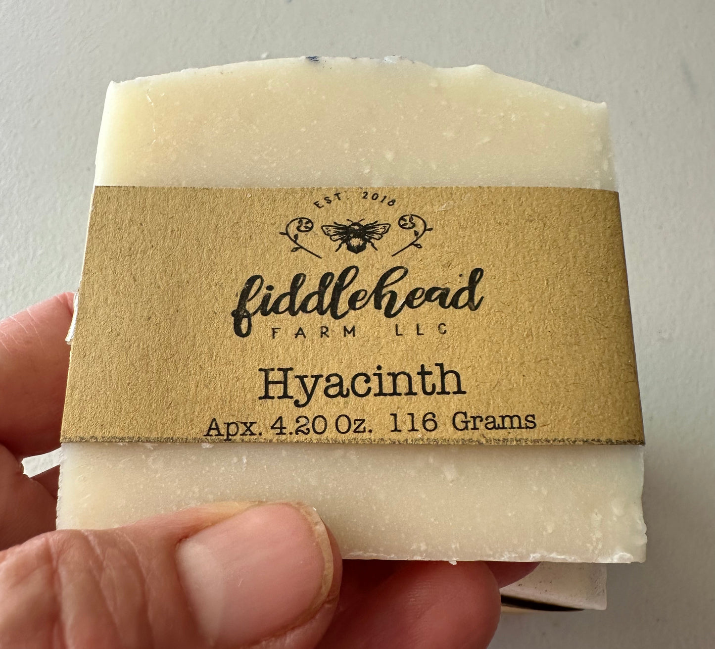 Hyacinth bar soap