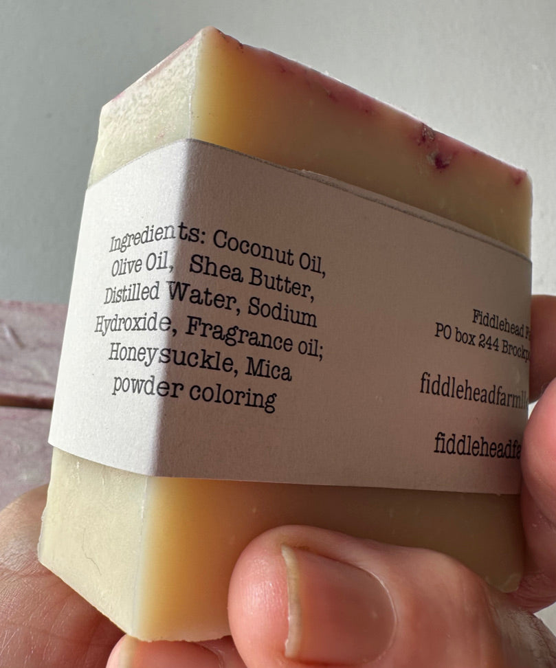 Honeysuckle bar soap