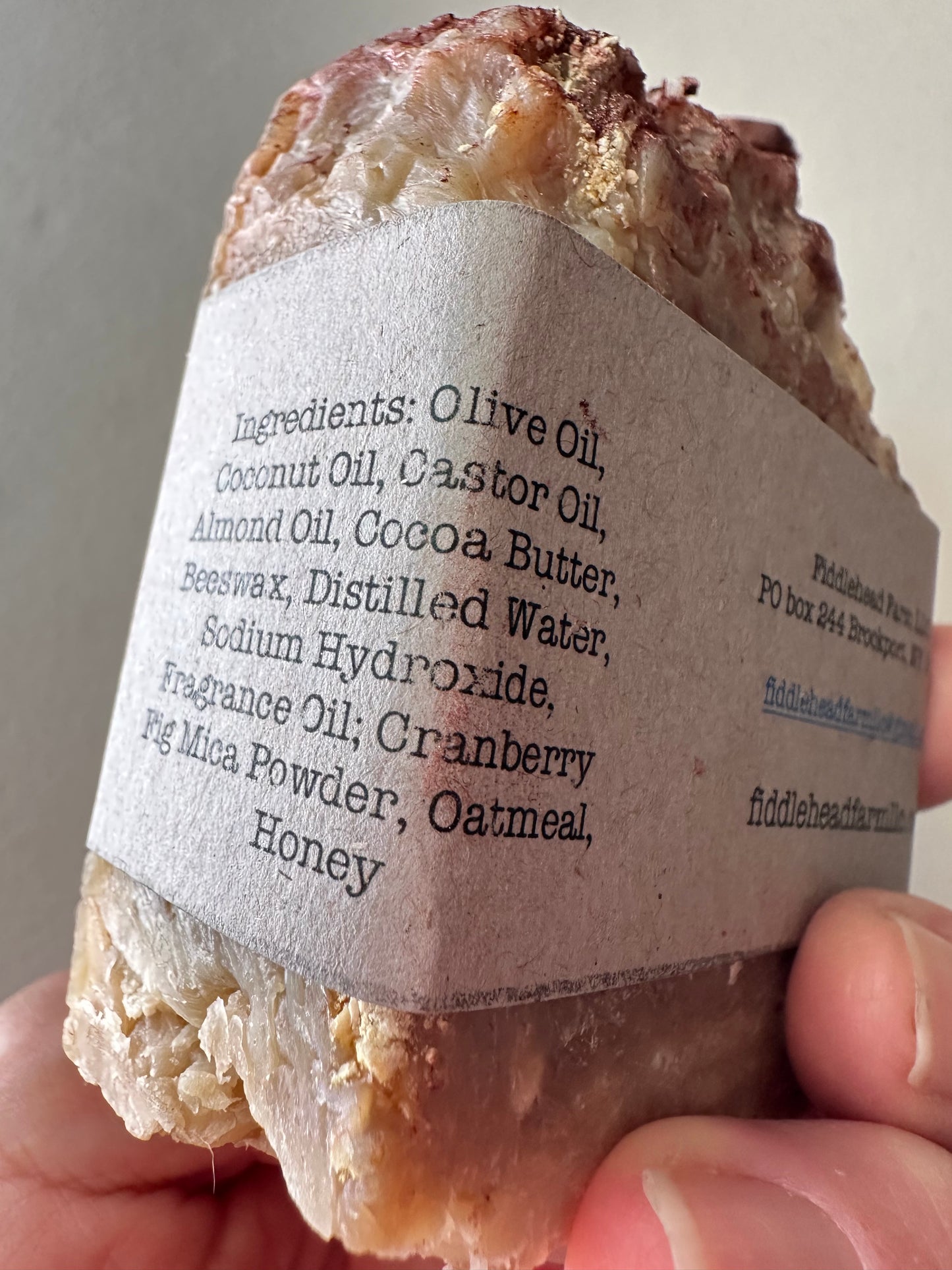 Cranberry Fig bar soap