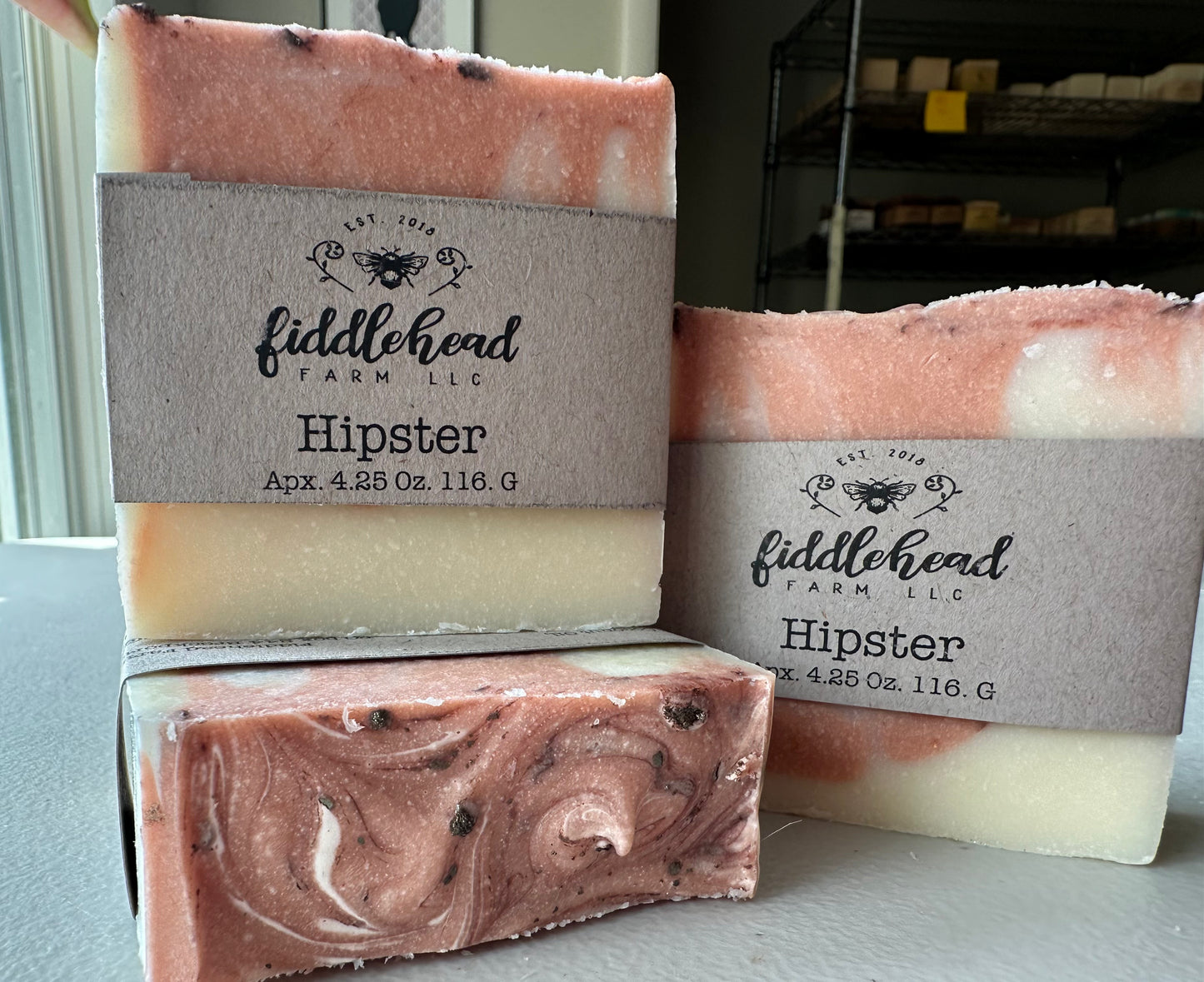 Hipster bar soap