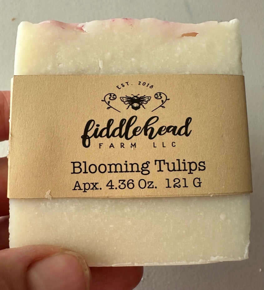 Blooming Tulips bar soap