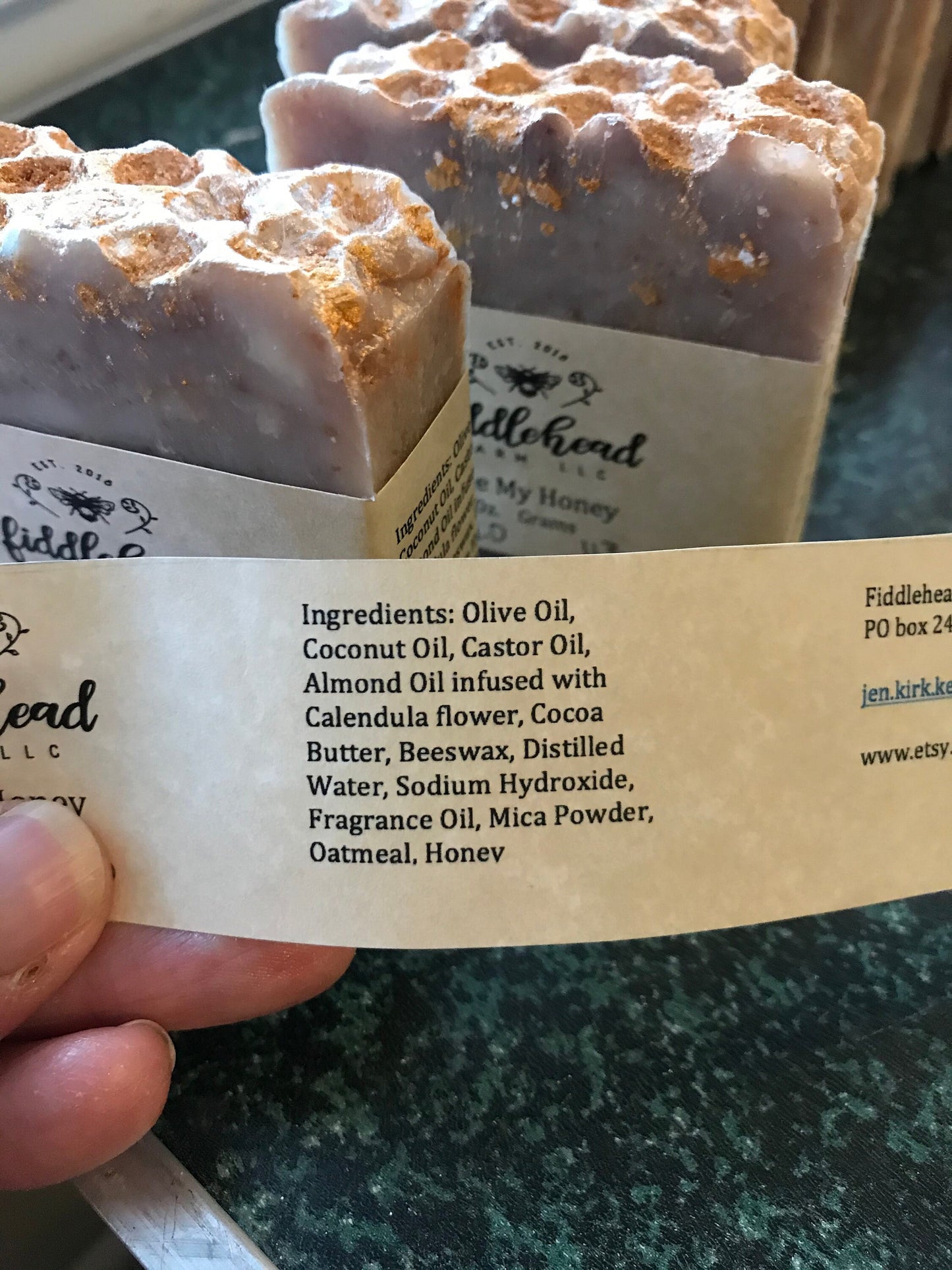 Oatmeal Honey "Bee My Honey" bar soap