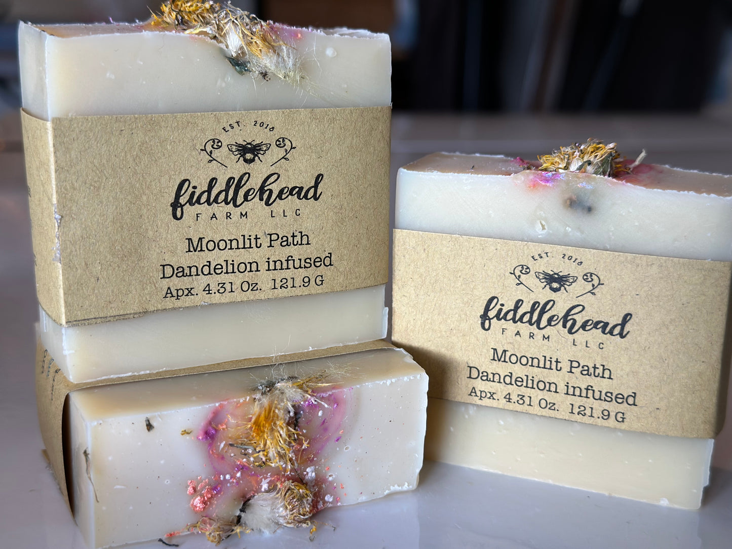 Moonlit Path Dandelion bar soap