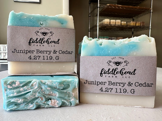 Juniper Berry & Cedar bar soap