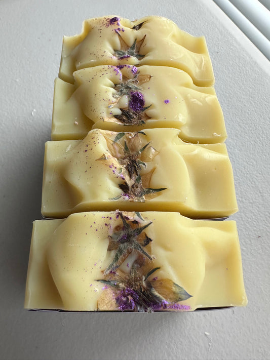 Bergamot & White Tea with Dandelion infused oil Bar soap