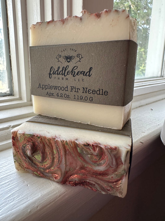 Applewood Fir Needle bar soap