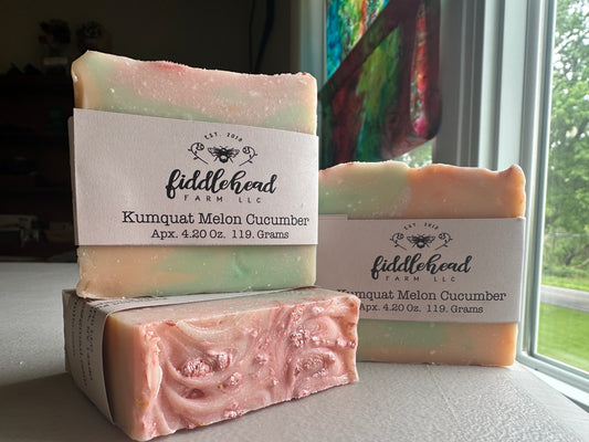 Kumquat Melon Cucumber bar soap