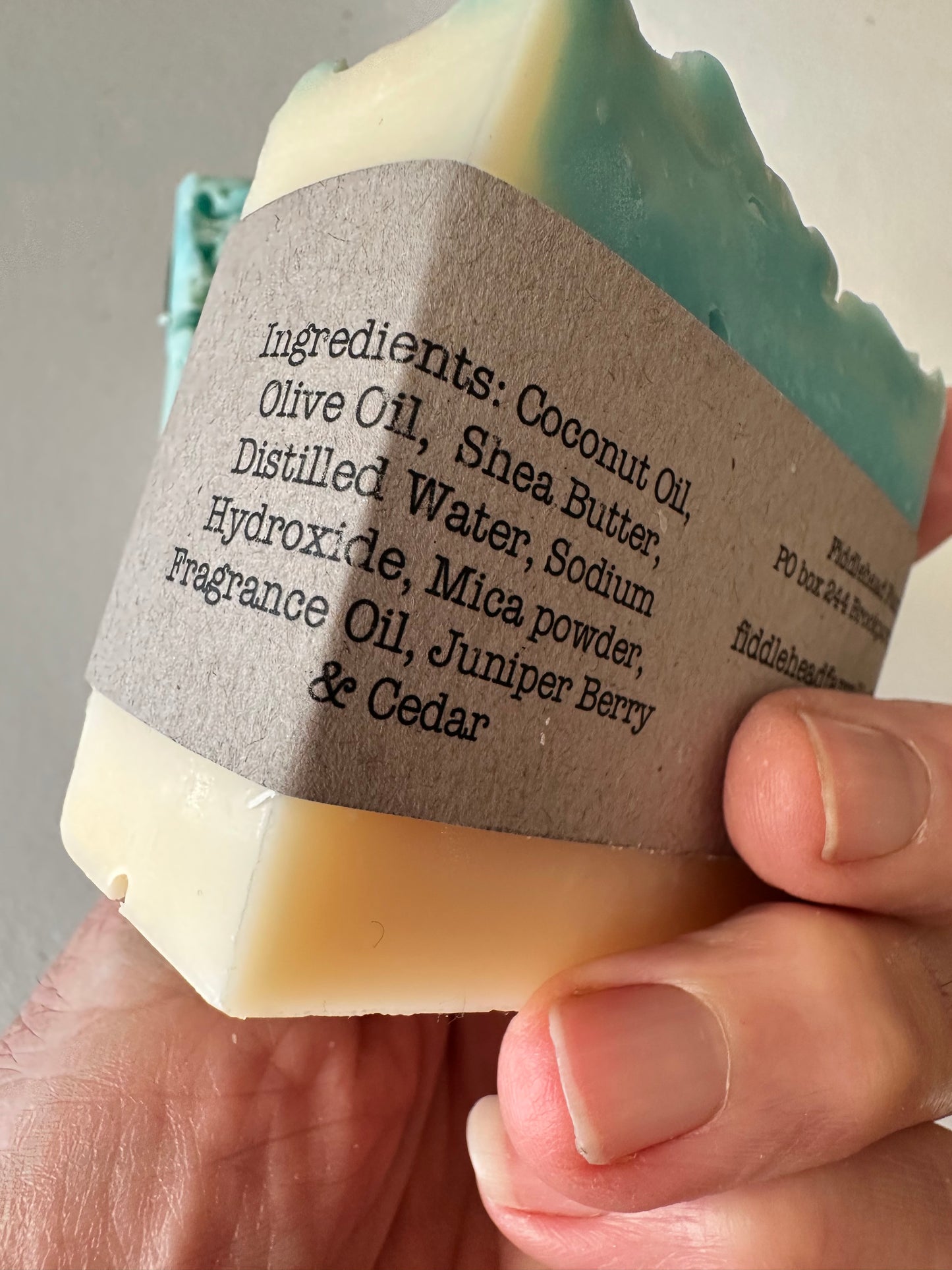 Juniper Berry & Cedar bar soap