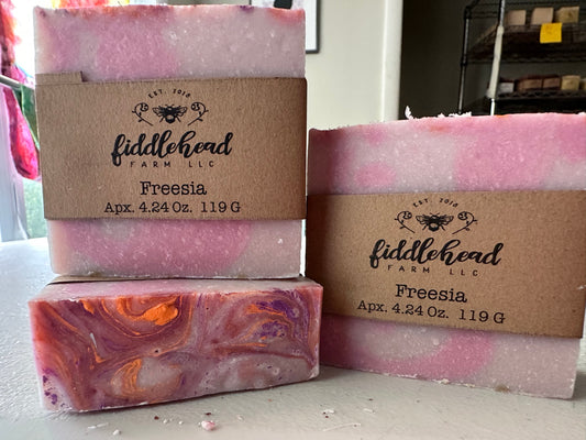 Freesia bar soap