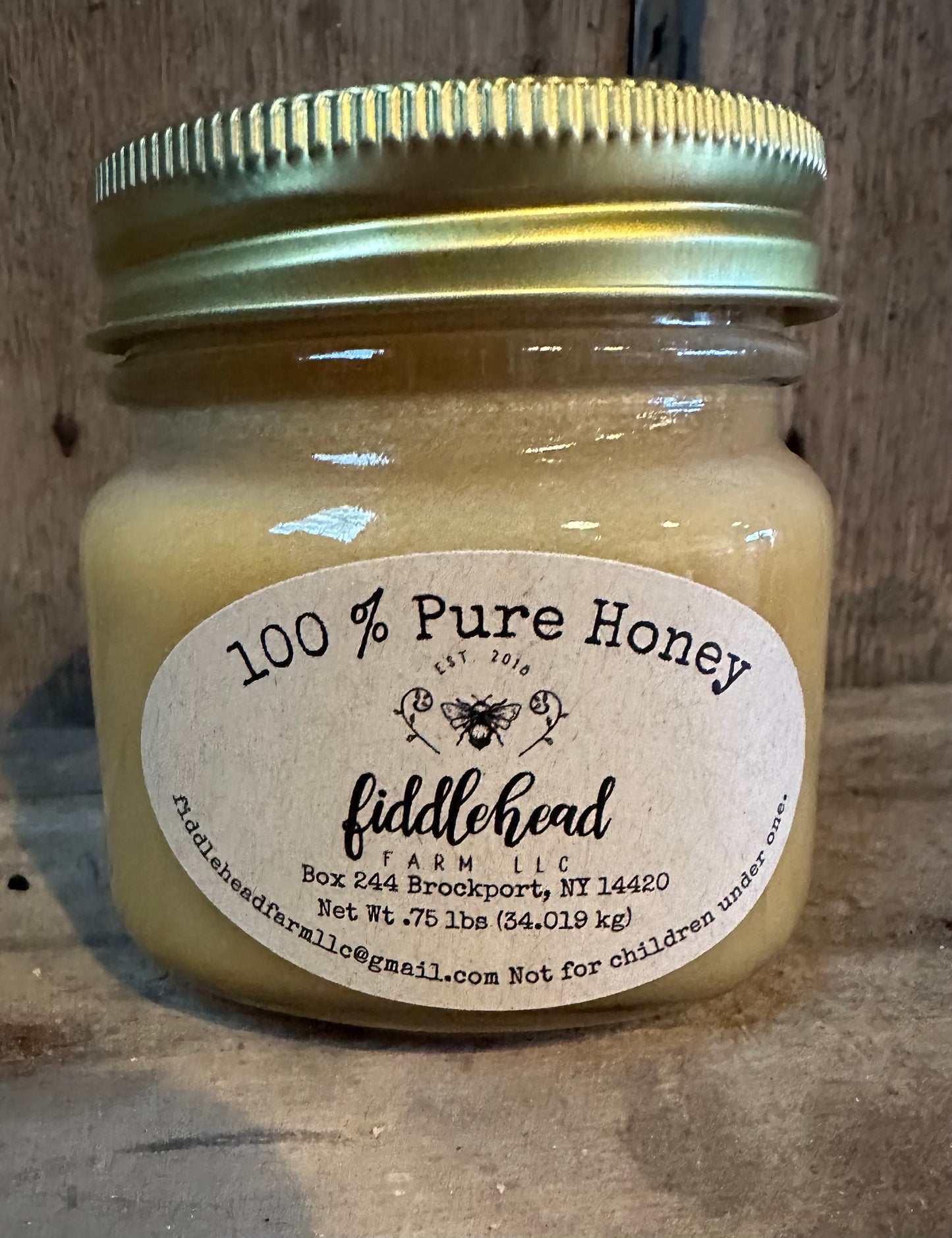 Creamed honey Half Pint