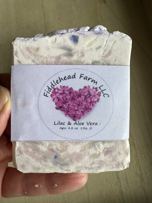 Lilac bar soap
