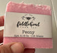 Peony bar soap