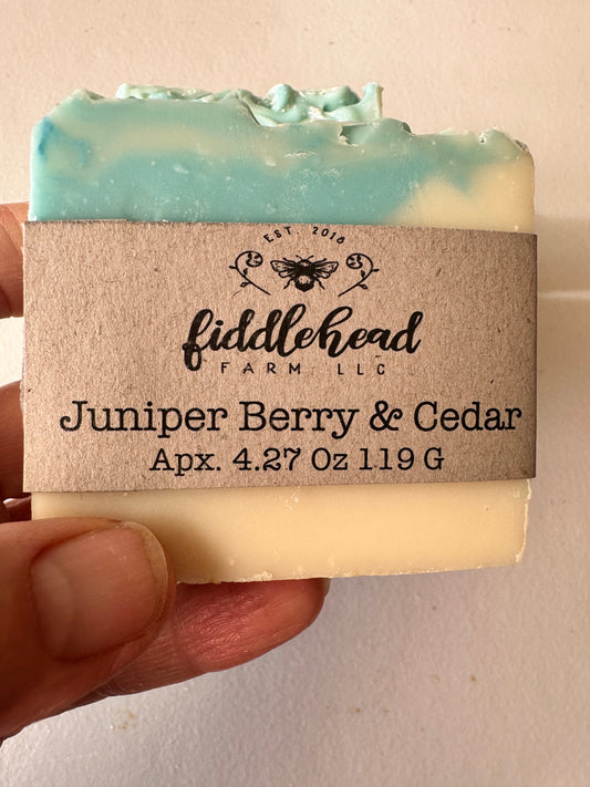 Juniper Berry & Cedar bar soap
