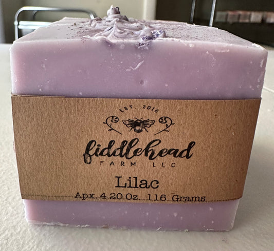 Lilac bar soap