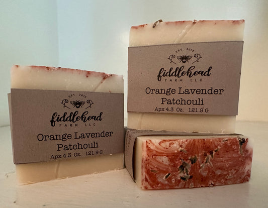 Orange Lavender Patchouli bar soap