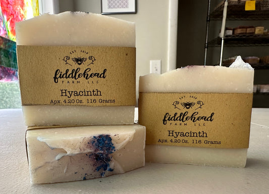 Hyacinth bar soap