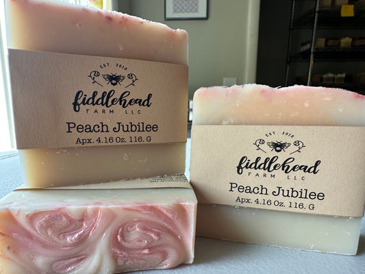 Peach Jubilee bar soap