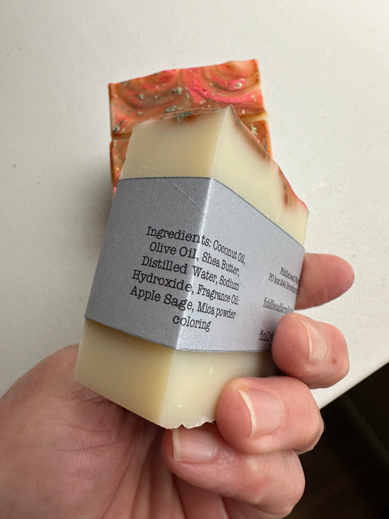 Apple Sage Bar soap