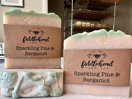 Sparkling Pine & Bergamot bar soap