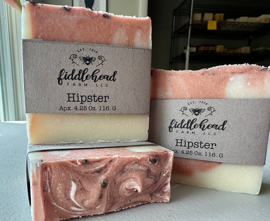 Hipster bar soap