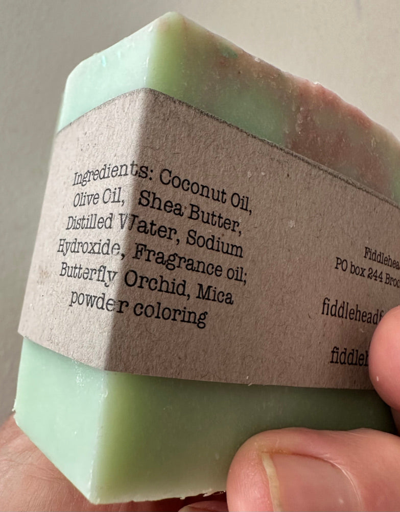 Butterfly Orchid bar soap