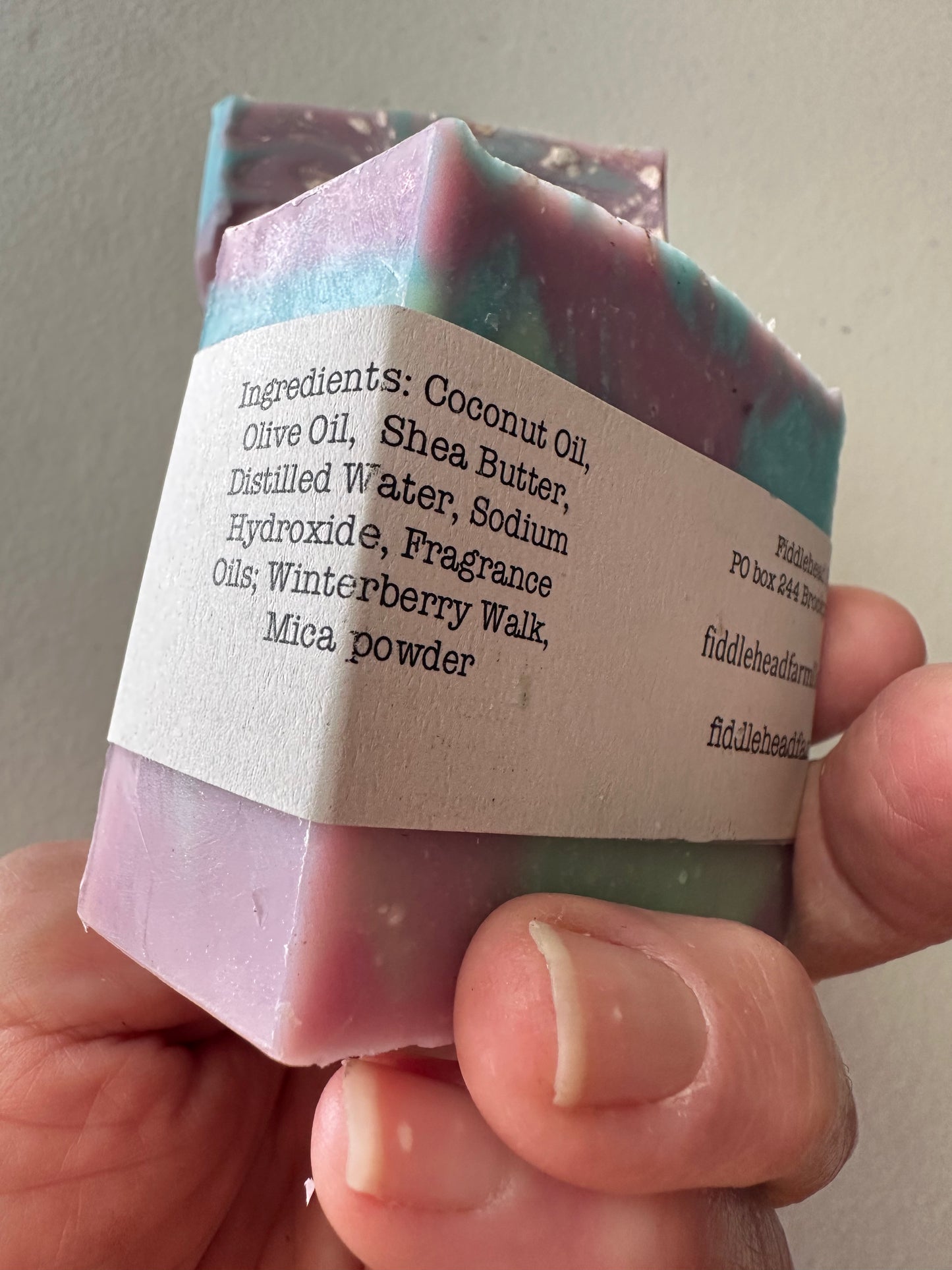 Winterberry walk bar soap