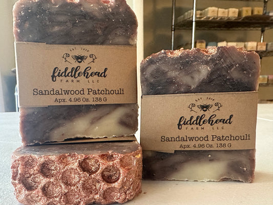 Sandalwood Patchouli Soap bar "Be My Honey"
