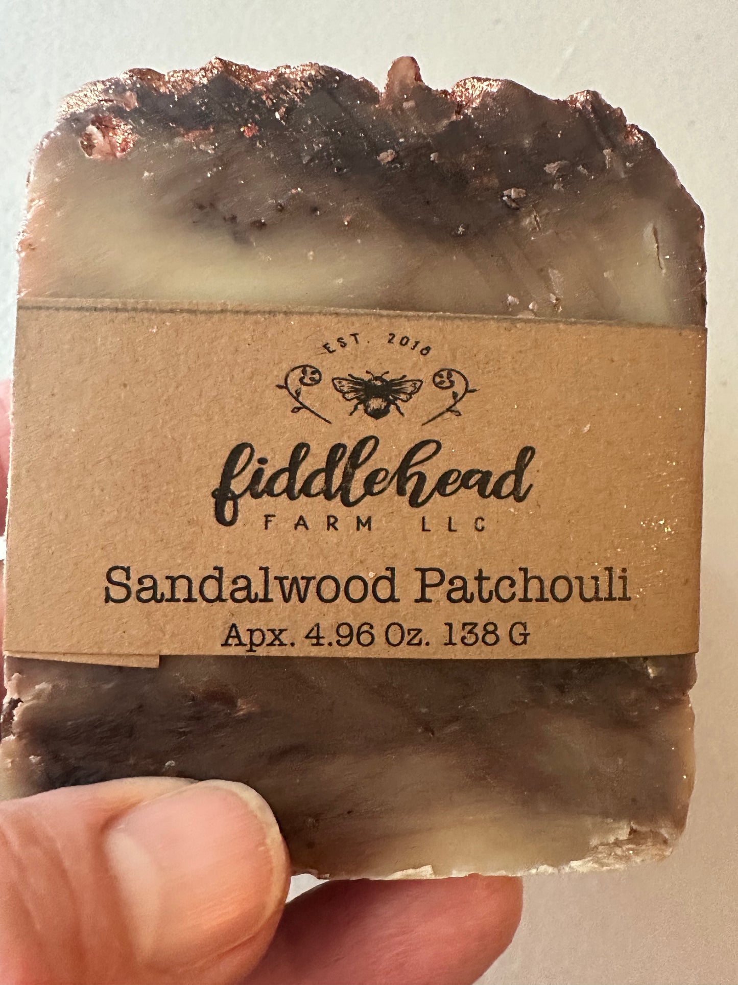 Sandalwood Patchouli Soap bar "Be My Honey"
