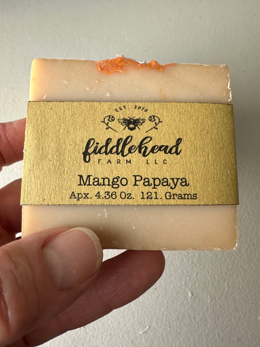 Mango Papaya bar soap