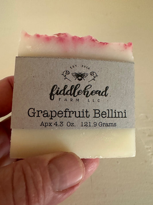 Grapefruit Bellini bar soap