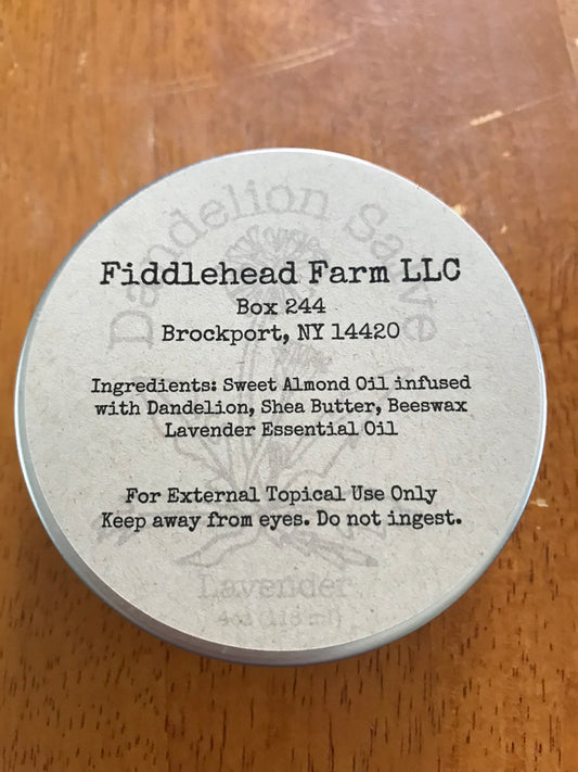 Salve: Dandelion Salve Lavender