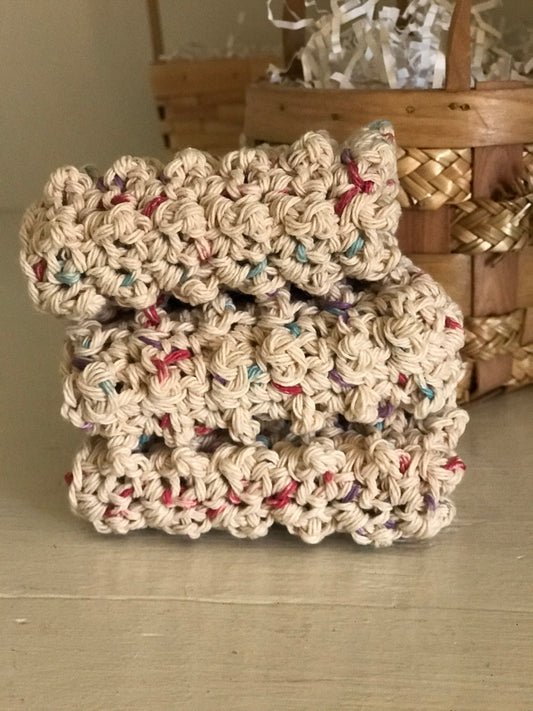 Washcloth 100% Cotton Neutral Beige